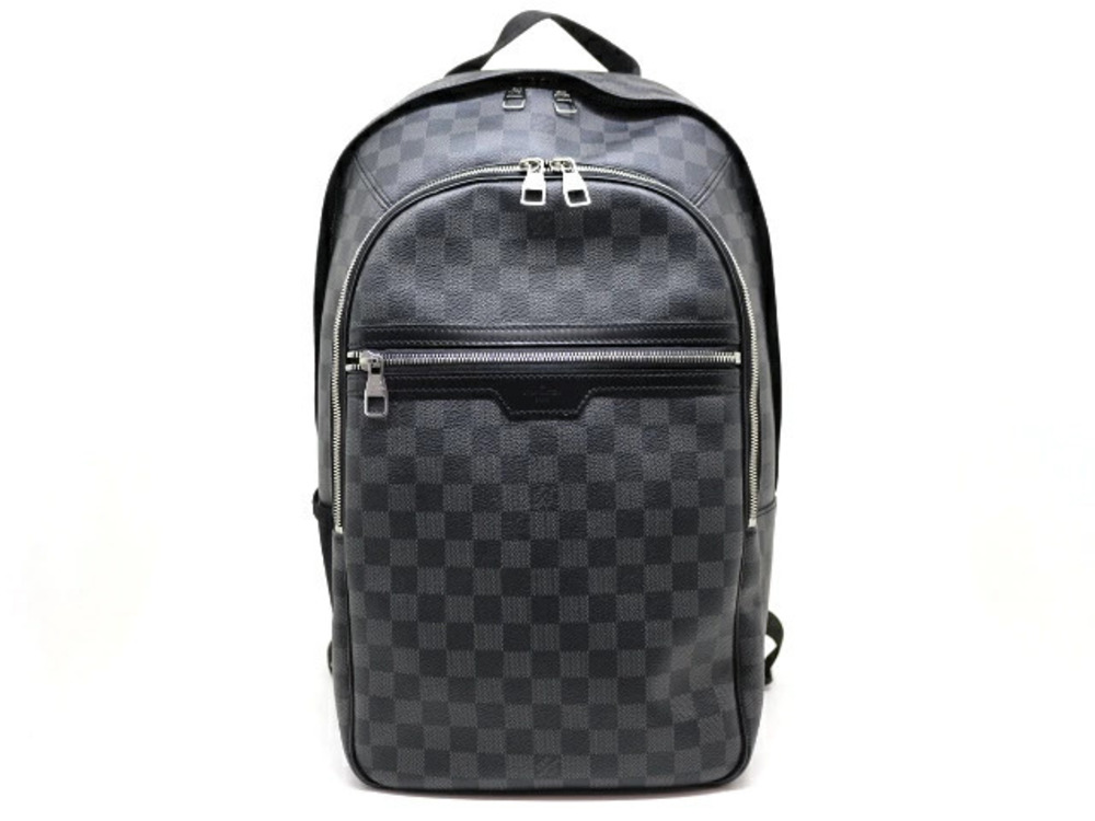 LOUIS VUITTON Bag Backpack Rucksack Michael Damier Graphite Black